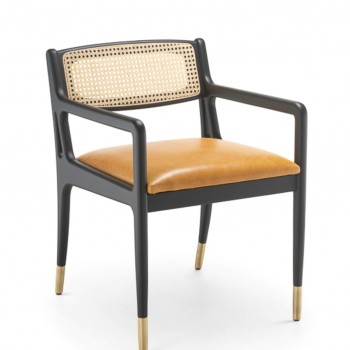 Savio Arm Chair Cane Back