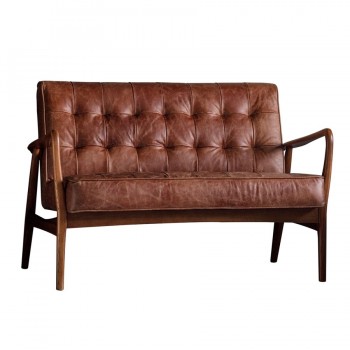 Felix Square Quilted Love Seat