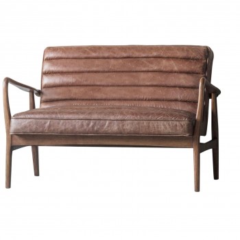 Felix Line Quilted Love Seat