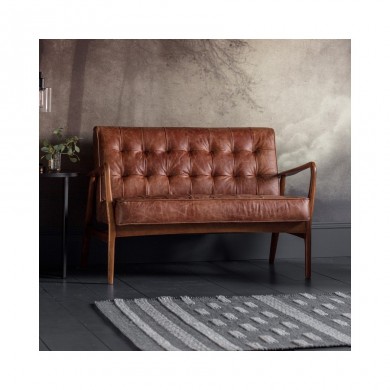 Felix Square Quilted Love Seat