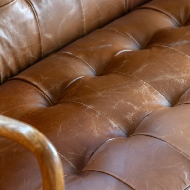 Felix Square Quilted Love Seat