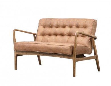 Felix Square Quilted Love Seat