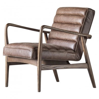Felix Line Quilted Lounge Chair