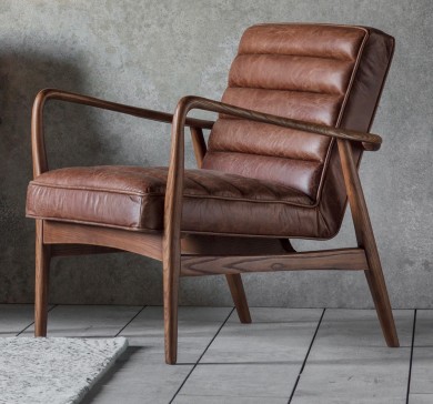Felix Line Quilted Lounge Chair