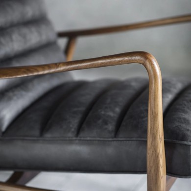Felix Line Quilted Lounge Chair