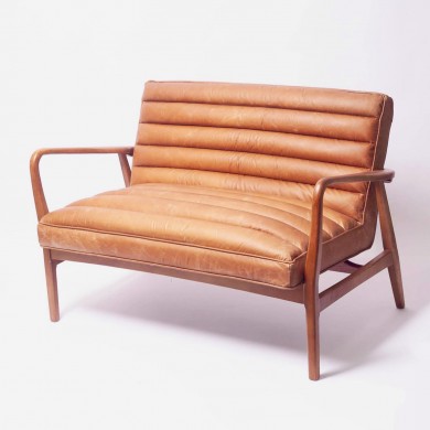 Felix Line Quilted Love Seat