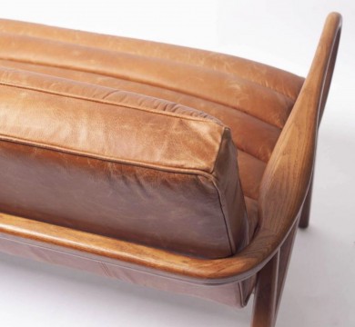 Felix Line Quilted Love Seat