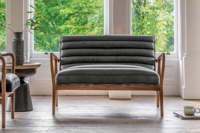 Felix Line Quilted Love Seat