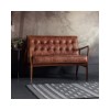 Felix Square Quilted Love Seat