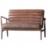 Felix Line Quilted Love Seat